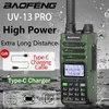 Talkie Baofeng Uv13 Pro Ham Radio 16 Km Longo Alcance Distância Dual Band 999 Canais Typec Carregamento Walkie Talkie Atualização Uv5r Uv10r