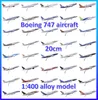 Flera simulering av Boeing 747 737 757 777 787 Flygplan Modell 20cm 16cm legering Metall Airplane Plane Decoration Ornament 240115