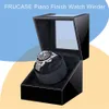 FRUCASE Wooden Watch Winder for Automatic Watches Watch Box Automatic Winder Use USB Cable / with Battery Option 240116