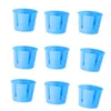 Dinnerware Sets 50pcs Small Mixing Cups Dappen Bowls Dentist Tools Blue