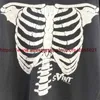 Men's Hoodies Sweatshirts 2023FW Saint Michael Skull Skeleton Printing Hoodie Men Women Hooded Destroy Pulloverephemeralew