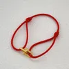 Nowa modna marka dupe 925 Sterling Srebrna kolorowa bransoletka do zamka paska dla kobiet i mężczyzn 18 -karatowa złota