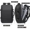 BANGE extensible voyage ordinateurs portables d'entreprise sac à dos pour hommes grande capacité étanche externe USB Port de charge sac 240116