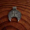 Hanger Kettingen 1pcs Noorse Slavische Lunula Vrouw Ketting Viking Sieraden Voor Vrouwen MORAVIA Lunitsa Slaven Vikings Pendentif