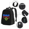 Sacos daf impressão mochila casual deve sacos daypack leve saco de viagem escola média saco de livro mochilas para adolescentes adultos