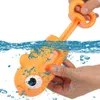 Sandspiel-Wasserspaß für Kinder, herausziehbare Wasserpistole, Spielzeug für Kinder, Hai-Cartoon-Design, Sommerspiel, Strand, Wasserpistole, Sprinkler, Badezimmer, Dusche, Badespielzeug