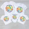 Aile Eşleşen Kıyafetler Aile Tatili 2023 T-Shirt Anıları Birlikte Yapma Tshirt Aile Matng Gömlek Yaz Plajı Gezisi Üst Aile Tatil Giysileri H240508