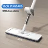 Squeeze Mop Flat Hands Free Myanie Lazy Mopy do czyszczenia podłogi domowej narzędzia gospodarstwa domowego z wymienionymi podkładkami Y240116