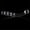 Glas Anale Kralen Butt Plug Grote Bal Grote Kristal Dildo Penis Kunstmatige Lul Gay Masturberen Adult Sex Toy Voor Vrouwen 240115