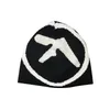 Frauen Hut Stricken Mützen Aphex Twin Caps Für Männer Y2k Streetwear Winter Mode Pullover Kpop Vintage Goth Warme Hip Hop unisex 240115