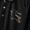 #1 Mens Polo Shirt Designer Man Fashion Horse T Shirts Casual Men Golf Summer Polos Shirt Embroidery High Street Trend Top Tee Asian size M-XXXL 0025