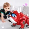 Programmierbare Roboter-Touch-Funktionen, Roboter-Hundespielzeug mit Gesang, Tanzen, Gehen, elektronische Haustiere, Bulldogge für Kinder, 3 Geburtstagsgeschenke, 240116