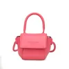 Kinderen brief embossing handtassen meisjes snoep kleur PU lederen messenger bags kids enkele schouder prinses tas Z6747