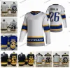 2022 maillots de hockey cousus rétro rétro Rasmus Dahlin Jeff Skinner chemises alternatives e saison maillot de hockey sur glace blanc commémoratif