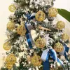 Nieuwe Banners Streamers Confetti 3/6 stks Gouden Bal Voor Kerstboom Decoratie Ornamenten Voor Home Decor Kerst Hangende Hanger Nieuwjaar accessoires Navidad