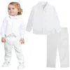 Ensembles de vêtements vêtements de baptême pour un garçon tenue de baptême enfant en bas âge enfants dédicace costume d'église ensemble cadeau d'anniversaire pour bébé