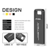 USB Flash Drives JASTER Fashion Metal USB 2.0 Flash Drives 64GB 32GB Black Waterproof Pen drive 16GB 8GB 4GB High speed Memory stick USB stick