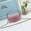 Taschen Valenteno Neue Tasche Mode Dame 2024 Klassische Bling Abend Geldbörse Diamant Magnetische Schnalle Kette Mini Kristall Handtasche Einzelne Schulter crossbodyL9VZ L9VZ