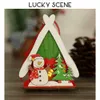 Nieuwe Banners Streamers Confetti Kerstdecoratie Houten Huis Games Boom Kerst Licht Prijs Leeuw Man Sneeuw Oude Man S01492