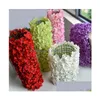 Party Decoration Silk Hydrangea Artificial Flower Wall Wedding Background Lawn Plant Flowers Decorations Drop Delivery Home Garden F Dhd9V