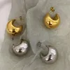 Boucles d'oreilles pendantes en laiton avec or 18 carats, demi-boule, bijoux de fête pour femmes, style Boho, robe de spectacle en T, piste Rare, tendance coréenne et japonaise