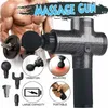 Massage gun muscle massager deep tissue percussion portable handheld electric body sports drill super silent 240116