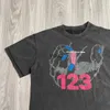 Herrt-shirts vintage rrr 123 t-shirt män kvinnor 1 hög kvalitet tvättad rrr-123 tee tops t shirtyolq