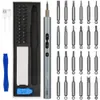 2868120 I 1 Electric Screwdriver Set Professional stor kapacitet med LED -ljusstyrkor Precision Reparationsverktyg 240115