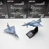 1/100 Franse Dassault Mirage 2000 Vliegtuigen Model Met Display Stand Hoge Simulatie Kids Jongen Gift Toy Collection 240116