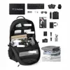 Podróż plecak Wodoodporna masowa torba przeciw kradzieży wielofunkcyjna duża pojemność rozszerzalna USB 17.3 Laptop plecak Mochila 240116