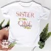 Familienübergreifende Outfits Miss ein-derful Geburtstag Familie T-Shirts Floral Girl 1. Geburtstagsfeier Outfits Mama Vater Bruder Schwester Matng Clothes Tee H240508