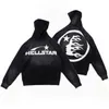 Mode Hommes de luxe Designer Sweats à capuche hommes pull à capuche de haute qualité Hellstar Blue Hoodios impression à manches longues Street hip-hop Vêtements