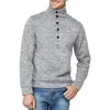 Men's Half Cardigan Men's Autumn Loose Thin Plush Sweater Casual Pullover Jacket Long Sleeved Knitted Sweater