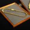 Colar Designer Jóias Cuban Link Pingente Colares Atacado Gargantilha 18k Personalizado Ouro Cuban Link Chain Miami Moissanite Correntes para Homens Presente Jóias HOV6