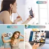 Selfie Lights Upgrade 3200K-6500K LED CLIP RING LIGHT 40 LED-lampans selfiefyllning Ljus för iPhone Andriod Mobiltelefon USB-laddning Förbättrande lampl240116