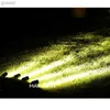 Lâmpadas de gramado 4/10pcs 3W LED luzes de paisagem 220V à prova d'água luzes de caminho de jardim paredes árvores bandeiras holofotes ao ar livre com lâmpadas de gramado de pico YQ240116