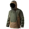 Parkas masculinas para baixo inverno novo americano funcional duplo zíper design sentimento na moda casual casaco 90 pato branco para baixo casaco quente para homem