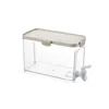 Vattenflaskor 3.9L transparent drycksdispenserplast med kran kall kanna lock Large Capacity Lemonade Container Drinks Shop