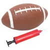 Teenagers Rugby Ball Child Toys Footballs Anti Slip Small Rugby Ball with Inflator Children Game Ball for Children Teaching 240116