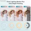 Selfie Lights Upgrade 3200K-6500K LED CLIP RING LIGHT 40 LED-lampans selfiefyllning Ljus för iPhone Andriod Mobiltelefon USB-laddning Förbättrande lampl240116