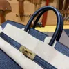 Orijinal deri el çantası ber tote çanta tasarımcısı Luxurys cüzdanlar el çantası iplik dikiş dikiş ithal orijinal fransa