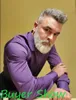 Purple Men's Bamboo Fiber Dress Shirt 2023 Brand Slim Fit Long Sleeve Chemise Homme Non Iron Easy Care Formal för män 240115