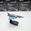 1/100 francês dassault mirage 2000 modelo de aeronave com expositor alta simulação crianças menino presente coleção de brinquedos 240116