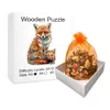 3D Puzzles Warm Fox Family Drewniana łamigłówka Kreatywna różnorodność specjalnych kształtów Kreatywne prezenty dla chłopców i dziewcząt Prezenty urodzinowe dla dorosłych