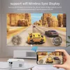 Проектор YERSIDA S8 FULL HD Native 1920*1080P LED Поддержка 4K 3D WIFI Bluetooth Android 9.0 Уличные домашние кинопроекторы 240115