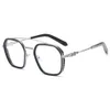 2024 Luxus-Designer-CH-Sonnenbrille für Damen, verchromt, Brillengestelle, Herren, große flache Herren-Brille, Herz-Brillengestell, Damen, Unisex, hochwertige Brillen, MBBR
