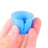 Juegos de vajilla 50 piezas Tazas pequeñas para mezclar Cuencos Dappen Herramientas de dentista Azul