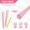 50 cones pré-laminados pacrk 100% papel de rolamento orgânico papéis de cigarro ziguezague ocb acessórios para fumar cru presente de festa peças domésticas