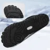 Bottines d'hiver hommes neige pieds nus chaussures décontractées chaussures de travail en plein air dames fourrure chaude hommes cheville chaussures hommes bottes de neige grande taille 240115