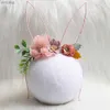 Повязки на голову ncmama Flower Rabbit Ears Bunny Hairband для женщин Сексуальная повязка на голову с черным котом Вечерние головные уборы Пасхальный день Девушки Аксессуары для волос YQ240116